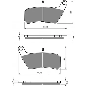 Autodíl Brzdové destičky GOLDFREN 366 S3