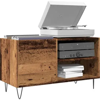 vidaXL Skříňka na LP desky 84,5x38x48 cm kompozitní dřevo [831702] Barva: Staré dřevo