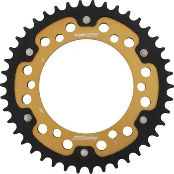 Řetězová sada pro motocykl Rozeta SUPERSPROX STEALTH RST-499:42-GLD zlatá 42 zubů, 530