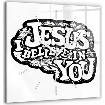 Hodiny Nástěnné hodiny SacroArte černé 60 cm