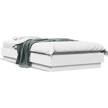 Ložnice zahrada-XL Rám postele s LED osvětlením bílý 90 x 190 cm 839539