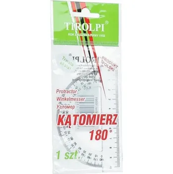 Úhloměr Tirolpi Úhloměr průhledný 1/10