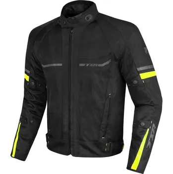 Moto bunda Bunda na motorku TXR Steward černo-šedo-fluo žlutá Velikost: 5XL