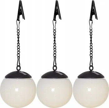 Venkovní osvětlení Sada 3 solárních LED zahradních lamp GLOBUS
