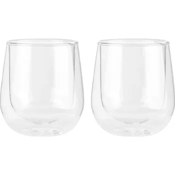 Stolování LIVARNO home Sada dvoustěnných sklenic, 2dílná (víno)