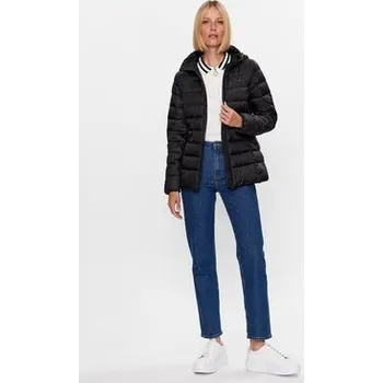 Tommy Hilfiger Bunda pro přechodné období WW0WW39581 Černá Regular Fit XS