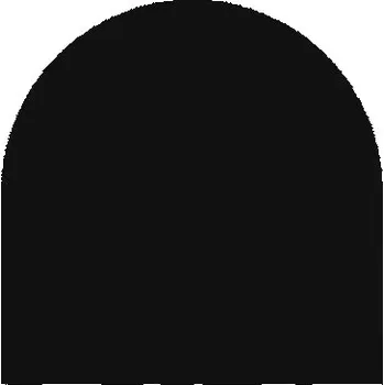 KOVO-KRAUS Plech pod kamna radiusový 1000 x 1000 mm, R500, tl. 1,5 mm