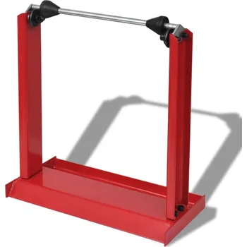 Garážová vrata zahrada-XL Profesionální vyvažovací stojan na kolo motorky, červený 210224