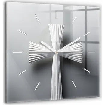 Hodiny Nástěnné hodiny SacroArte šedé 60 cm
