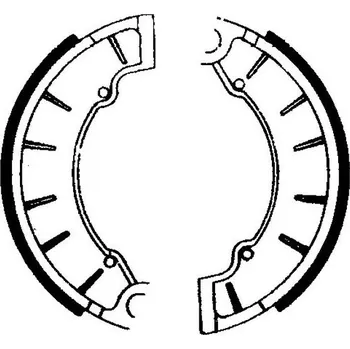 Brzda pro motocykl Brzdové čelisti FERODO 225129153