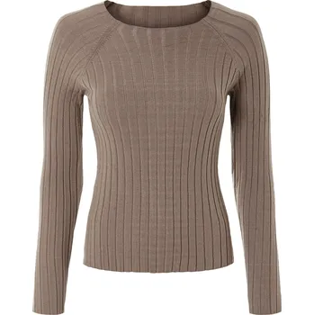 Dámský svetr esmara® Dámský úpletový svetr (hnědá, L (44/46))