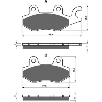 Autodíl Brzdové destičky GOLDFREN 332 AD