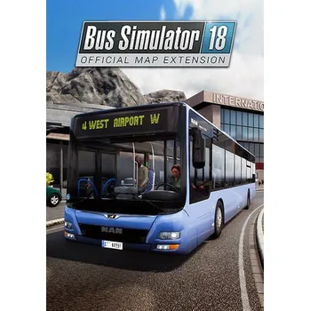 Počítačová hra Bus Simulator 18 - Official map extension PC