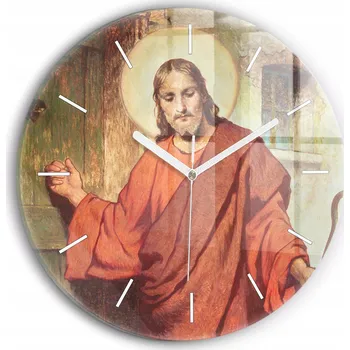 Hodiny Nástěnné hodiny SacroArte béžové 30 cm