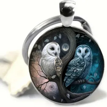 Přívěsek na klíče sova