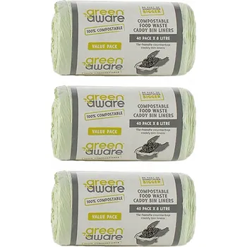 Pytle na odpadky Pytle na bioodpad GreenAware 8l 40 ks