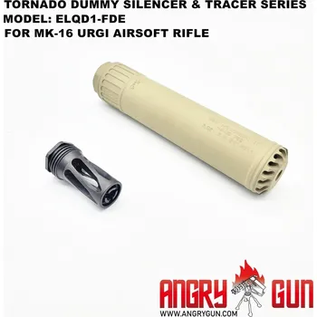 Airsoft Angry Gun Angry Gun QD tlumič TORNADO MK16 URGI - Písková