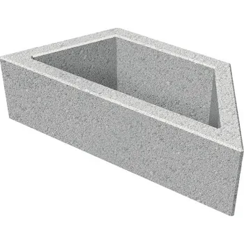 Tvárnice Playstone šedá 80 x 23 x 35 cm Pórobetonový zdicí materiál Tvárnice Playstone šedá 80 x 23 x 35 cm