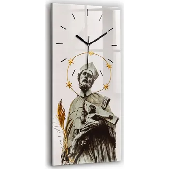 Hodiny Nástěnné hodiny SacroArte béžové 30 cm