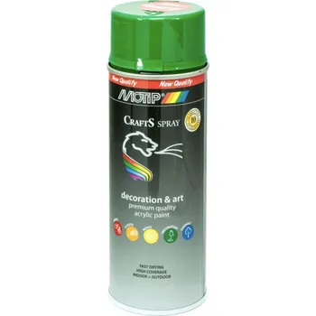 Barva ve spreji Lak CRAFTS ve spreji 400ml RAL 6029 mátově zelená