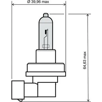 Osvětlení pro motocykl Přední světlo RMS 246510081 H11 12V 55W