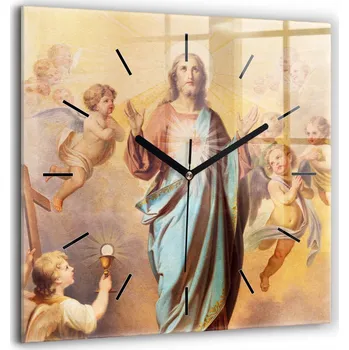 Hodiny Nástěnné hodiny SacroArte béžové 60 cm