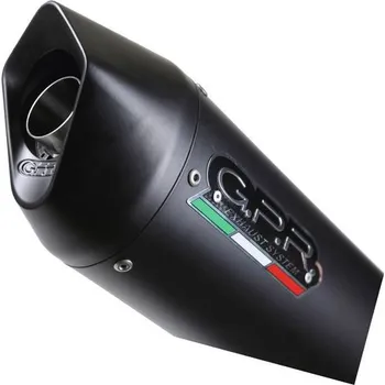 Výfuk pro motocykl Univerzální závodní výfuk GPR FURORE TUNING.RACE.9 Matná černá bez propojovací trubky