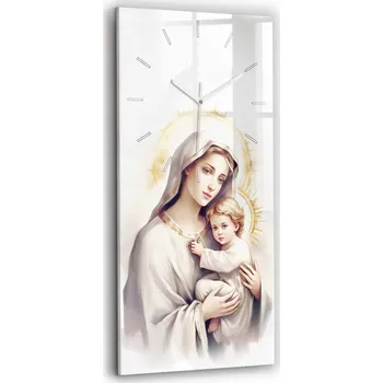 Hodiny Nástěnné hodiny SacroArte bílé 30 cm