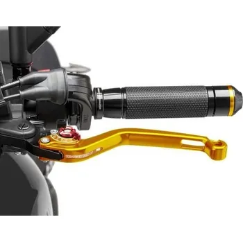 Páčka spojky bez adaptéru PUIG 270OR dlouhé zlatá/červená