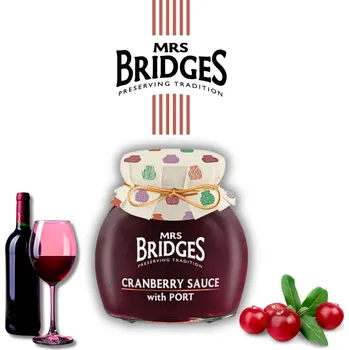 Tradiční skotský džem Brusinky s vínem 340g