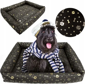 Pelíšek pro psa PELÍŠEK PRO PSÍ POHOVKA 115X95 CM VODĚODOLNÉ POTAH POLŠTÁŘE