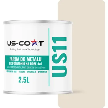 barva na kov BARVA NA KOV NA REZ ALUMINIUM PLECH 4v1 KRÉMOVÁ RAL 9001 SATÉN 2,5L