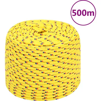 Lany zahrada-XL Lodní lano žluté 8 mm 500 m polypropylen 152611