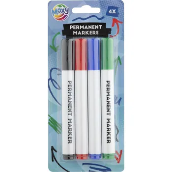 Grafix Permanentní fixy, značkovače - 4 ks