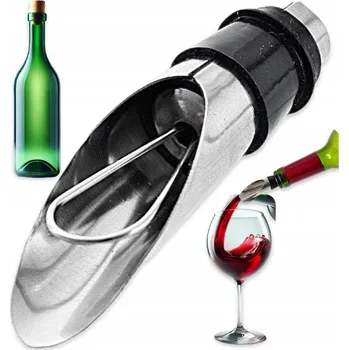 NÁLEVKA ZÁTKA NA VÍNO TRYCHTÝŘ DÁVKOVAČ NA LAHVE