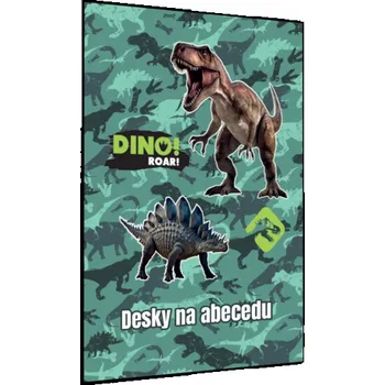 desky na sešit Desky na abecedu, Karton P+P - Dino