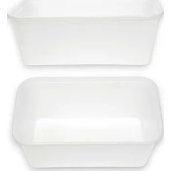 Jednorázové nádobí Cater Miska plastová bílá do mikrovlnné trouby 750ml/25ks