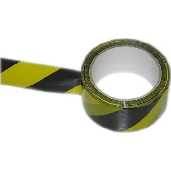 Lepicí páska páska T NORMOVANÁ žlutá/černá samolepící, šíře 50mm