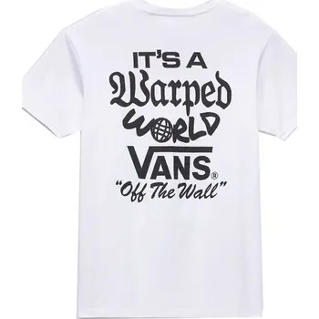 TRIKO VANS Warped World S/S - bílá - XS + při osobním odběru 561 Kč