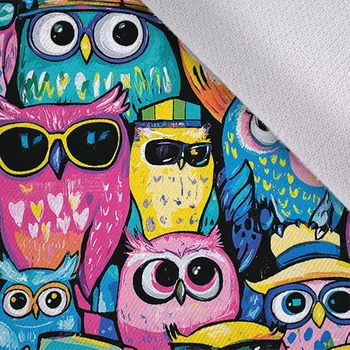 Jarní softshell premium barevné sovičky 2