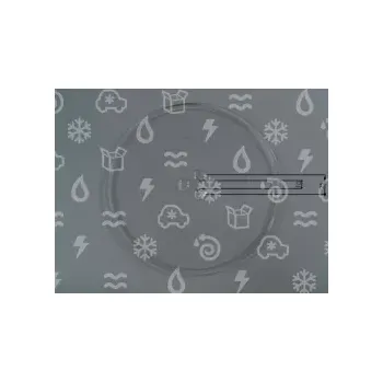 Talíř talíř mikrovlnné trouby - model H - d = 255 mm, 60-3410