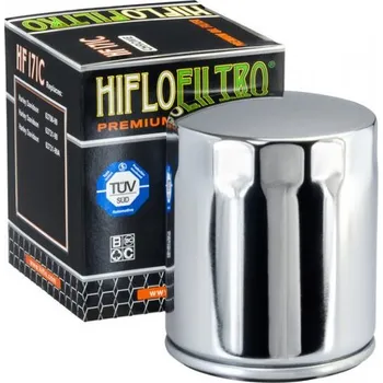 Filtr pro motocykl Olejový filtr HIFLOFILTRO HF171C chrom