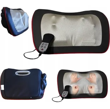 Masážní přístroj Polštář Masážní Přístroj 2v1 Shiatsu s oklepávačem pro masáž zad těla