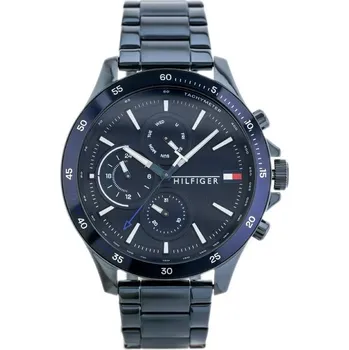 Hodinky Pánské hodinky TOMMY HILFIGER 1791718 BANK (zf022a) Barva (Varianta): tay-16125-uniw