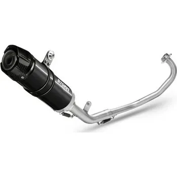 Auto-moto Výfuk kompletní 1x1 STORM GP Y.047.LXSBC Černý s uhlíkovou koncovkou