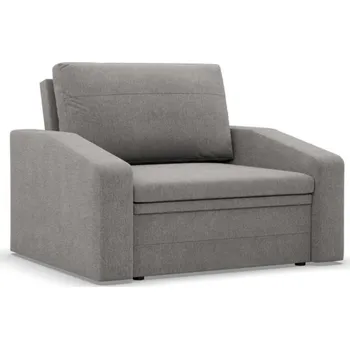 Křeslo Rozkládací křeslo ORBIT 90 výběr z barev MALMO NEW 90 světle šedá