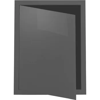 Obraz DRZWICZKI REWIZYJNE 15x30 CM GRAFIT PLASTOVÁ PVC DOSPEL