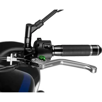 Páčka spojky bez adaptéru PUIG 3.0 220PV dlouhé stříbrná/zelená