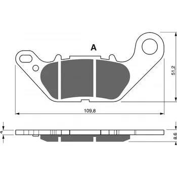Auto-moto Brzdové destičky GOLDFREN 264 S33 STREET FRONT