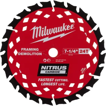 Pilový kotouč MILWAUKEE Pilový kotouč Nitrus P WD 190 x 30 x 1,8 x 24, střídavý zub